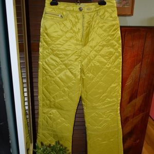 Quilted urban outfitters flare pants